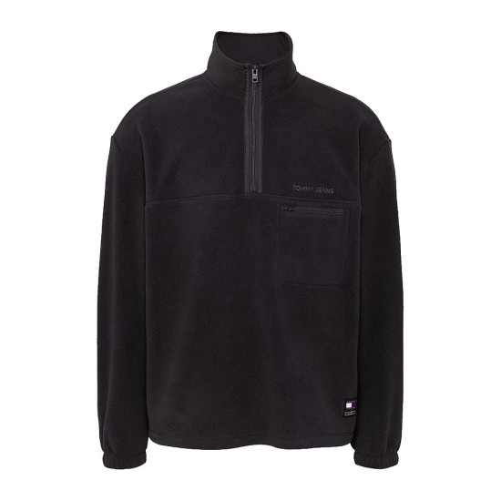 Tommy Hilfiger Ανδρική μπλούζα Quarter-Zip Relaxed Fleece